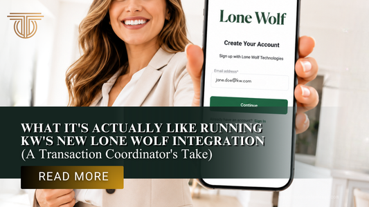 What It's Actually Like Running KW's New Lone Wolf Integration (A Transaction Coordinator's Take)